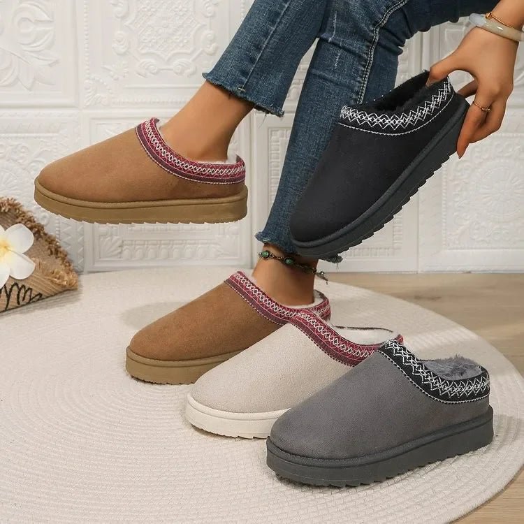 Luna™ | Botas Femininas Quentes com Forro de Pelúcia - | Benedita Lisboa