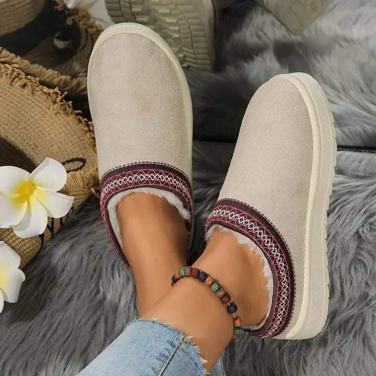 Luna™ | Botas Femininas Quentes com Forro de Pelúcia - | Benedita Lisboa