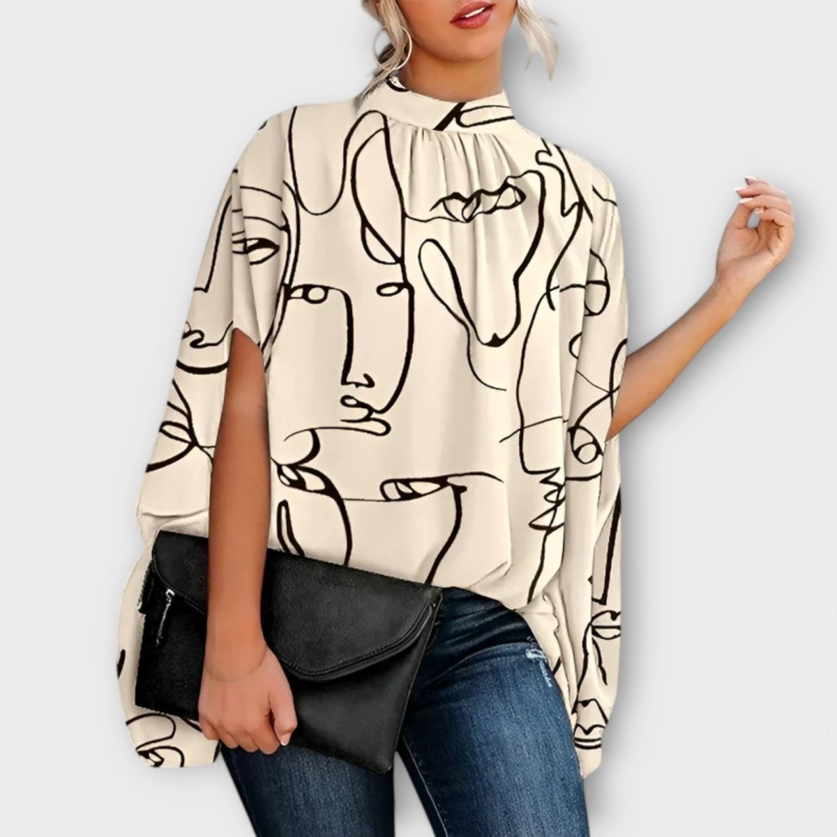 Lurdes™ | Blusa versátil - | Benedita Lisboa