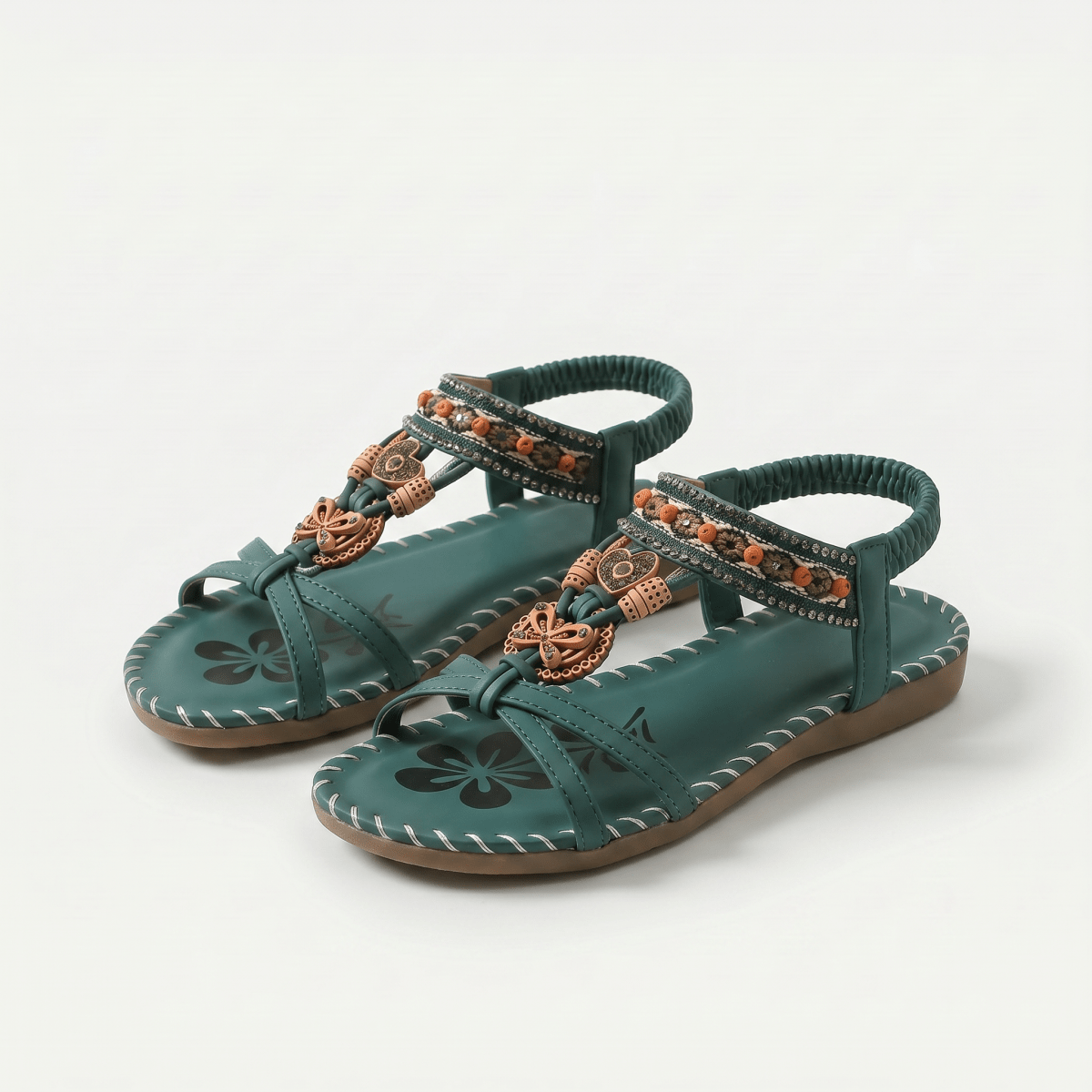 Lurdes™ | Sandália Artesanal Ortopédica Comfort Plus - Sandals | Benedita Lisboa
