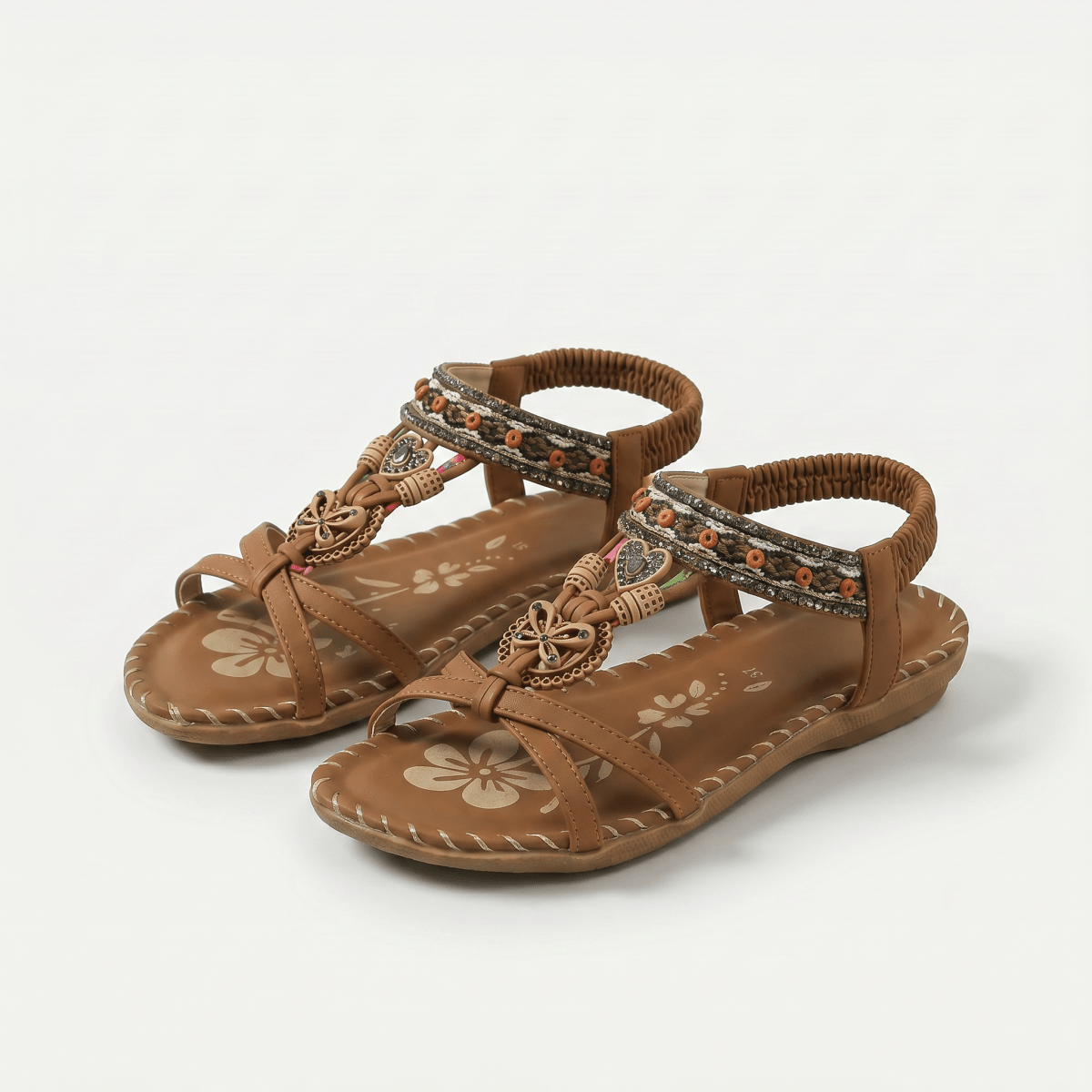 Lurdes™ | Sandália Artesanal Ortopédica Comfort Plus - Sandals | Benedita Lisboa