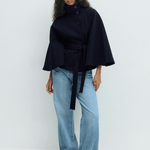 Lusana™ | Casaco elegante com cinto - | Benedita Lisboa