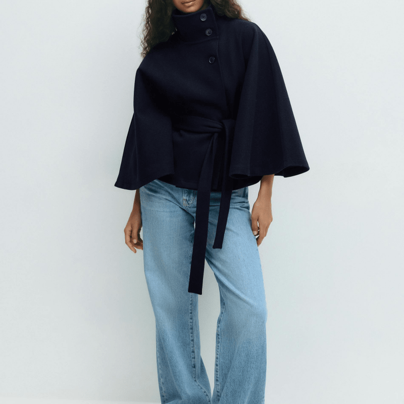Lusana™ | Casaco elegante com cinto - | Benedita Lisboa