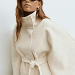Lusana™ | Casaco elegante com cinto - | Benedita Lisboa