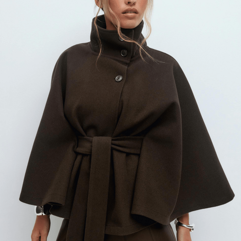 Lusana™ | Casaco elegante com cinto - | Benedita Lisboa