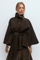 Lusana™ | Casaco elegante com cinto - | Benedita Lisboa