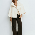 Lusana™ | Casaco elegante com cinto - | Benedita Lisboa
