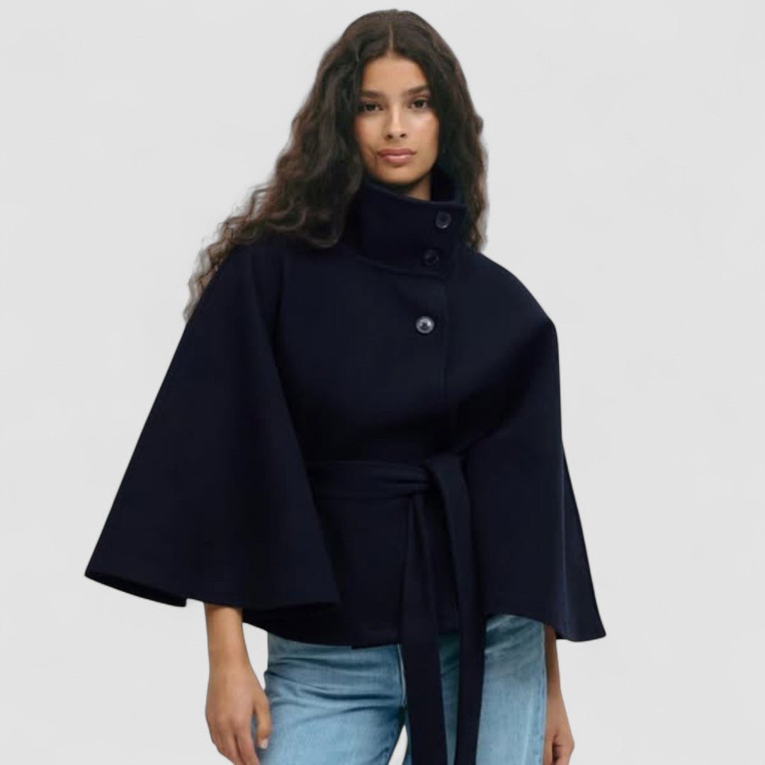 Lusana™ | Casaco elegante com cinto - | Benedita Lisboa