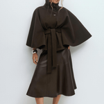 Lusana™ | Casaco elegante com cinto - | Benedita Lisboa