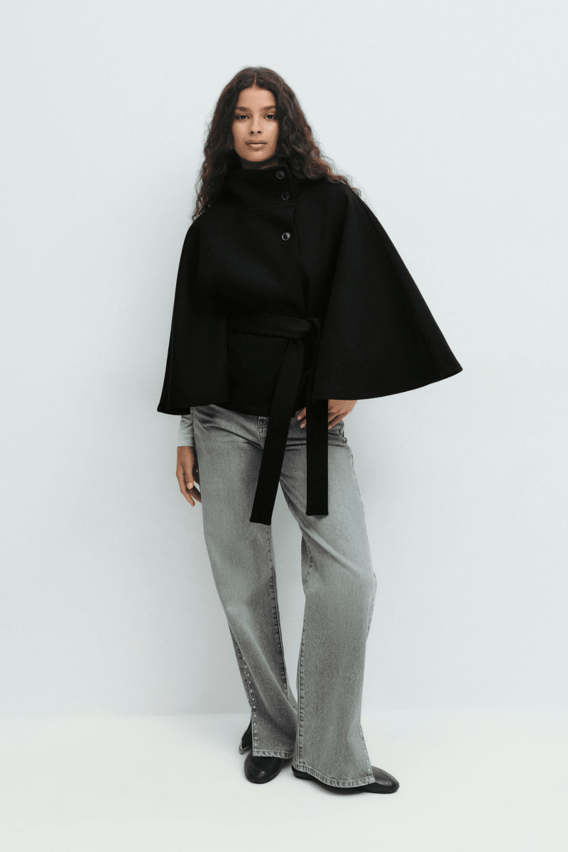 Lusana™ | Casaco elegante com cinto - | Benedita Lisboa