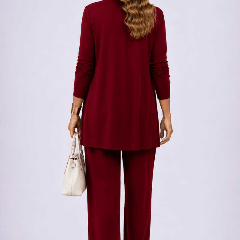 Madalena™ | Conjunto de 3 Peças Branco e Vermelho - | Benedita Lisboa
