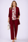 Madalena™ | Conjunto de 3 Peças Branco e Vermelho - | Benedita Lisboa