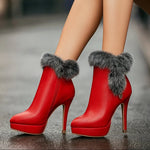 Magda™ | Botas Com Salto Quentinhos - | Benedita Lisboa