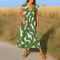 Magda™ | Vestido fluido com decote em V - | Benedita Lisboa