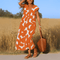 Magda™ | Vestido fluido com decote em V - | Benedita Lisboa