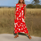 Magda™ | Vestido fluido com decote em V - | Benedita Lisboa