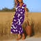 Magda™ | Vestido fluido com decote em V - | Benedita Lisboa