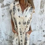 Manuela™ | Vestido com Bolso, Leve e Confortável, Ideal para Dias Quentes e de Praia - | Benedita Lisboa