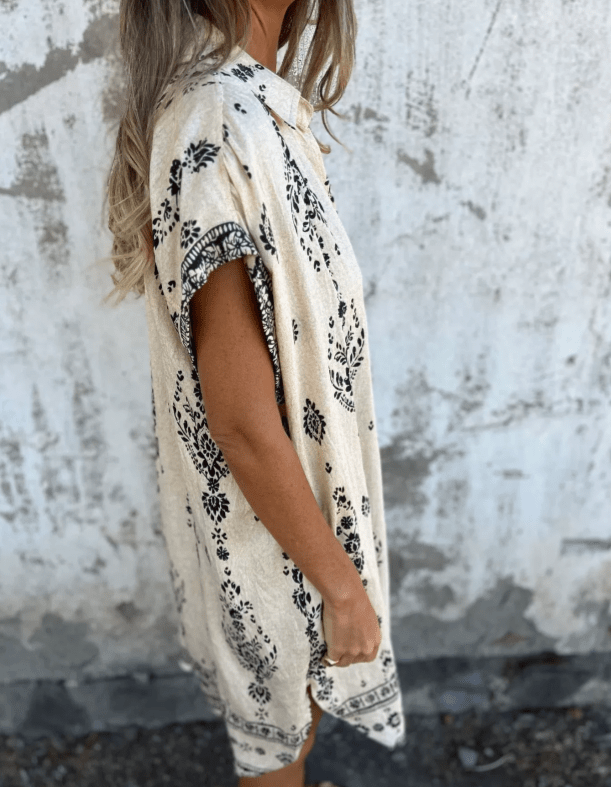 Manuela™ | Vestido com Bolso, Leve e Confortável, Ideal para Dias Quentes e de Praia - | Benedita Lisboa