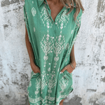 Manuela™ | Vestido com Bolso, Leve e Confortável, Ideal para Dias Quentes e de Praia - | Benedita Lisboa