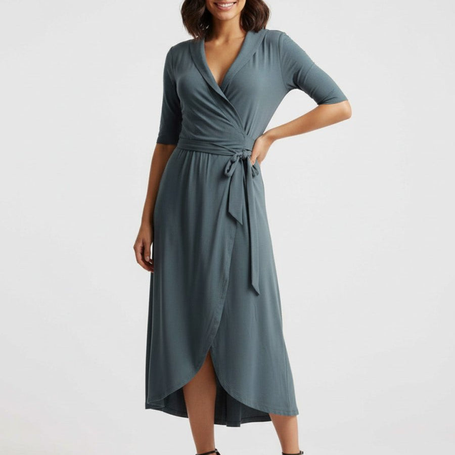 Manuela™ | Vestido Midi Elegância Sem Esforço - Dress | Benedita Lisboa