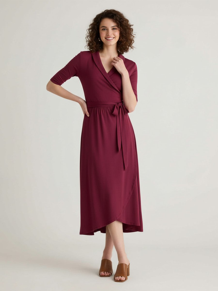 Manuela™ | Vestido Midi Elegância Sem Esforço - Dress | Benedita Lisboa