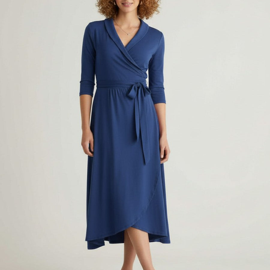 Manuela™ | Vestido Midi Elegância Sem Esforço - Dress | Benedita Lisboa