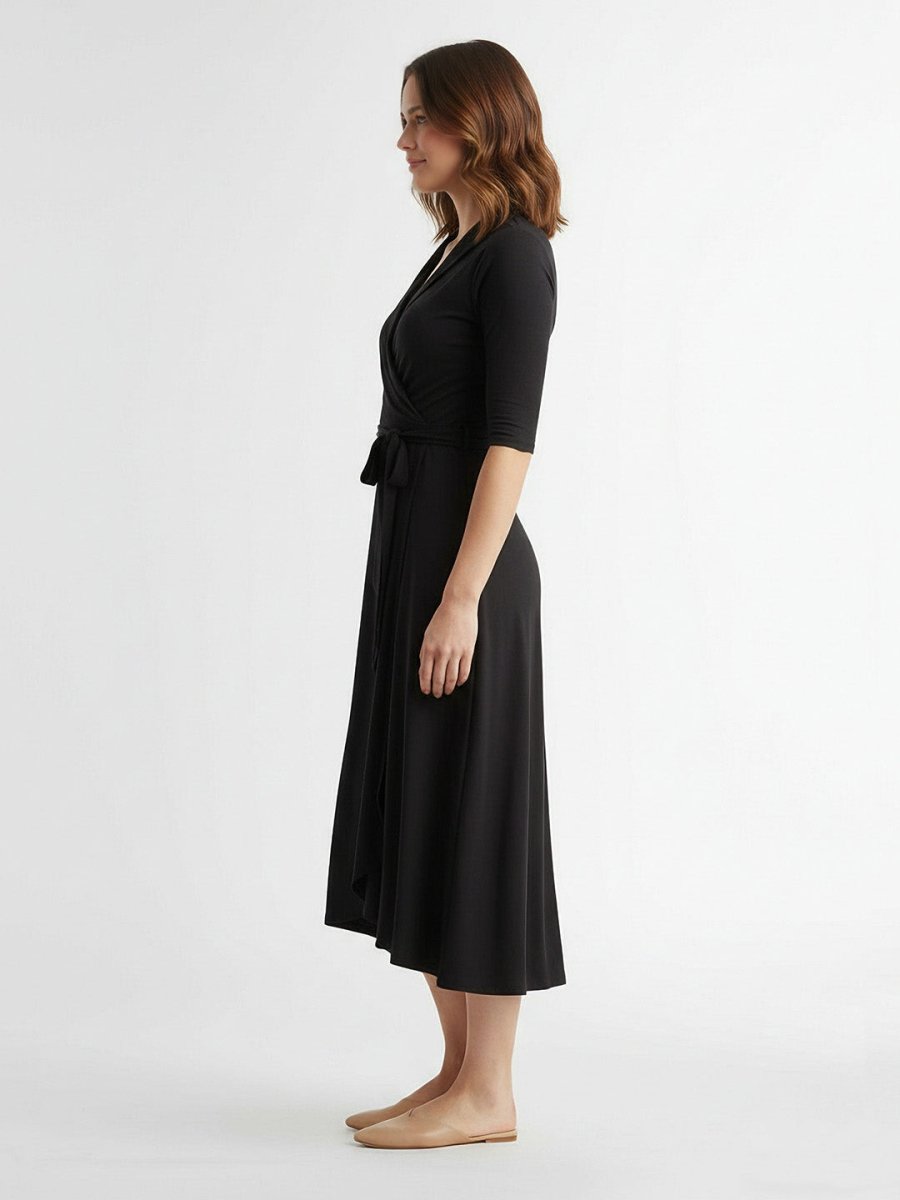Manuela™ | Vestido Midi Elegância Sem Esforço - Dress | Benedita Lisboa