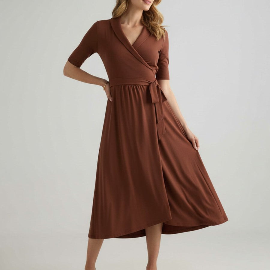 Manuela™ | Vestido Midi Elegância Sem Esforço - Dress | Benedita Lisboa
