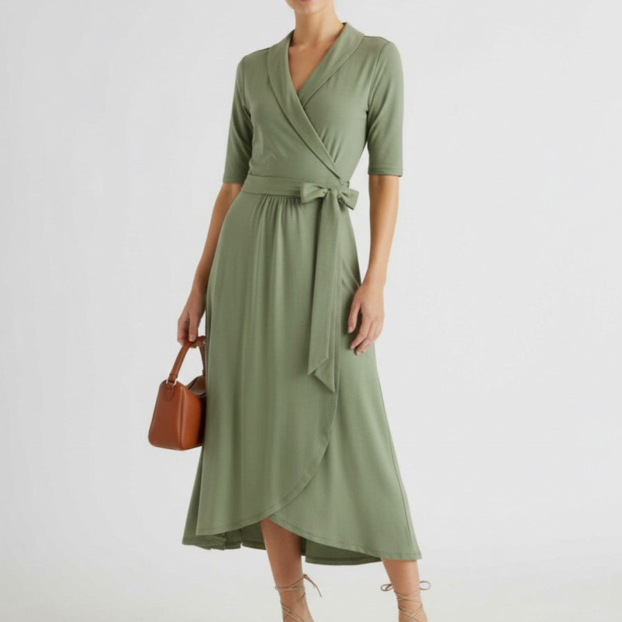 Manuela™ | Vestido Midi Elegância Sem Esforço - Dress | Benedita Lisboa