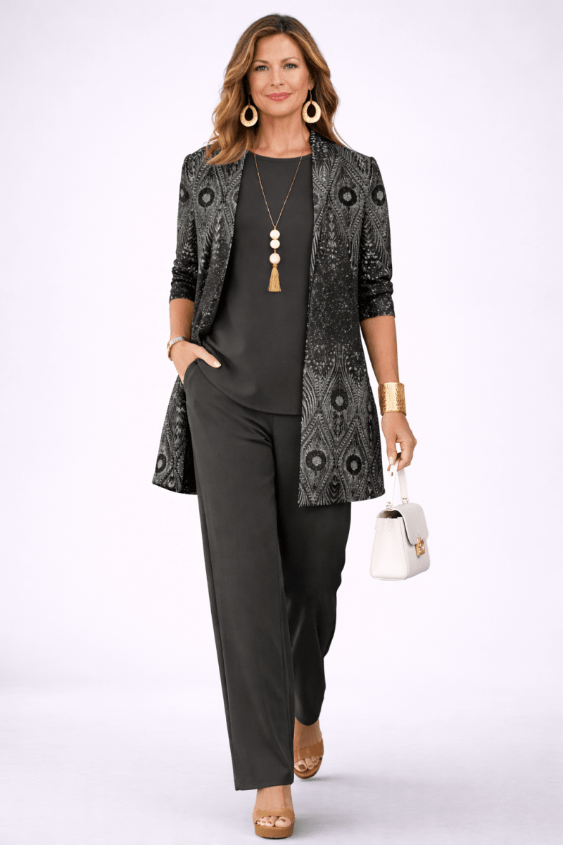 Márcia™ | Conjunto de 3 Peças Preto - | Benedita Lisboa