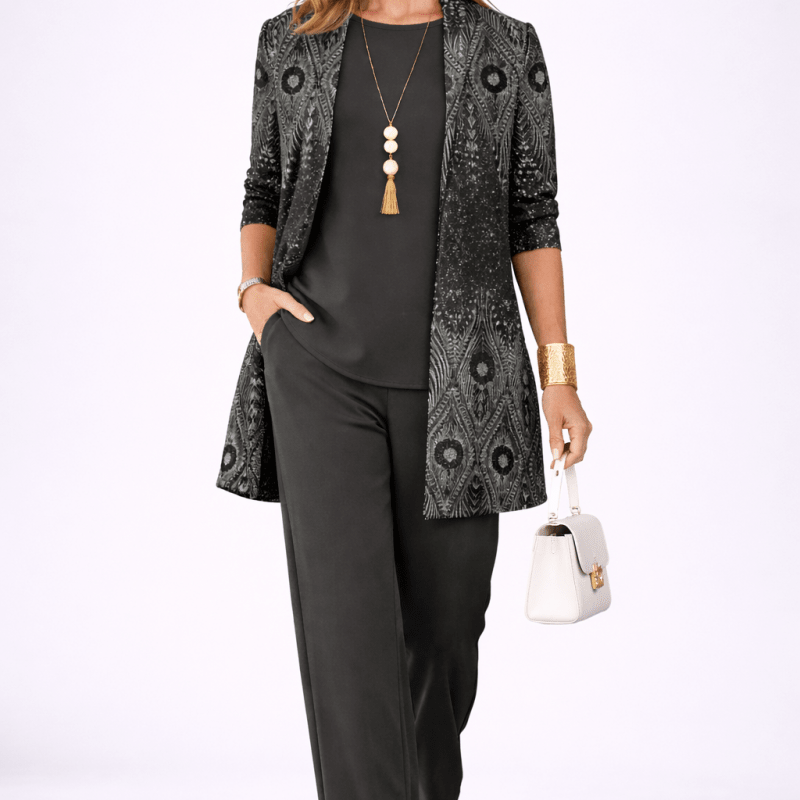 Márcia™ | Conjunto de 3 Peças Preto - | Benedita Lisboa