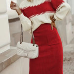 MARGARIDA™ | Conjunto Malha Chic Sofisticado - | Benedita Lisboa
