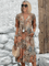 Margarida™ | Vestido Midi Floral Elegante - | Benedita Lisboa
