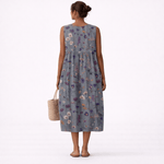 Margarida™ | Vestido Midi para o Dia a Dia - Vestido | Benedita Lisboa