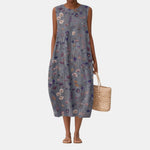 Margarida™ | Vestido Midi para o Dia a Dia - Vestido | Benedita Lisboa