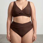 Maria™ | Biquíni Cropped Cintura Alta - | Benedita Lisboa