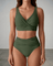 Maria™ | Biquíni Cropped Cintura Alta - | Benedita Lisboa