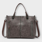 Maria™ | Bolsa de couro elegante - | Benedita Lisboa