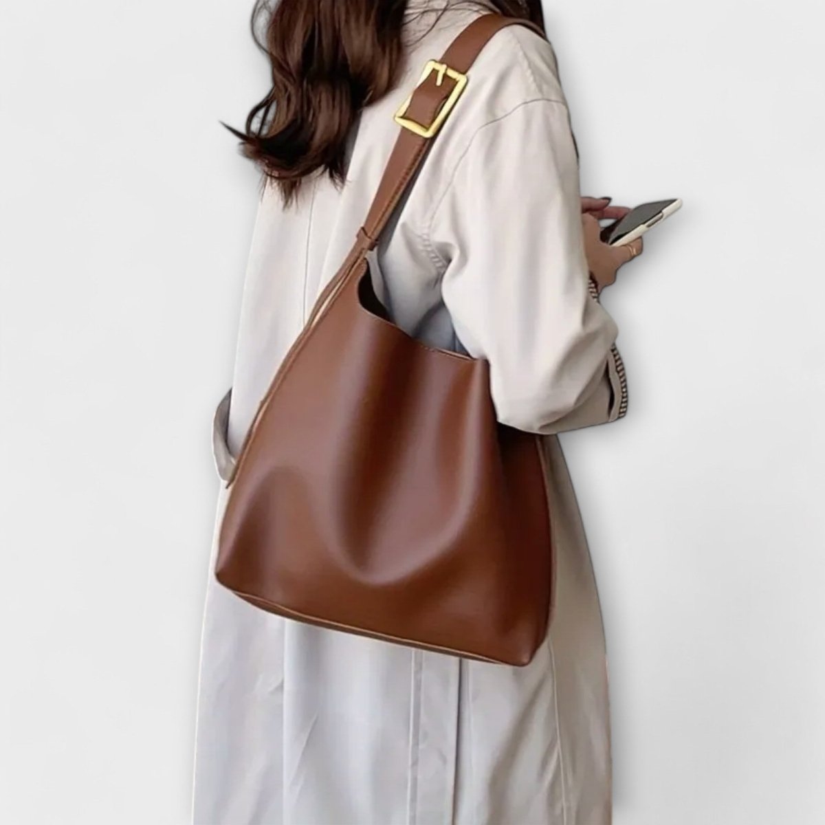 Maria™ | Bolsa de ombro elegante - | Benedita Lisboa