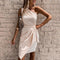 Maria João™ | Vestido De Um Ombro Com Cinto - | Benedita Lisboa