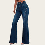 Mariana™ | Jeans Azuis Slim Fashion - 0 | Benedita Lisboa