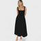 Maribel™ | Vestido Midi com decote quadrado - | Benedita Lisboa