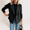 Marta™ | Casaco Elegante Com Mangas em Malha - | Benedita Lisboa