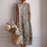 Marta™ | Vestido Midi para o Dia a Dia - Vestido | Benedita Lisboa