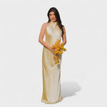 Martina™ | Vestido com laço de cetim - | Benedita Lisboa