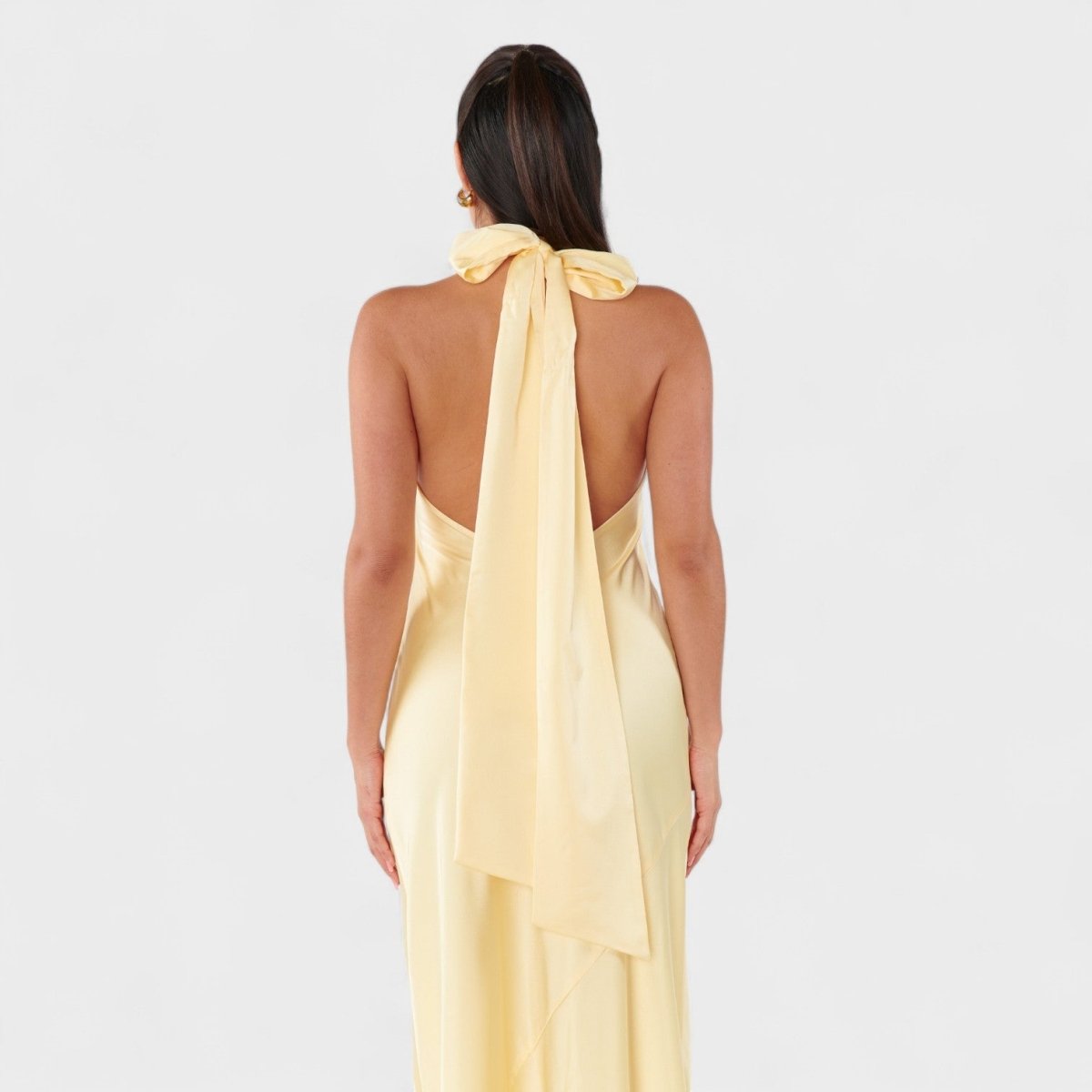 Martina™ | Vestido com laço de cetim - | Benedita Lisboa