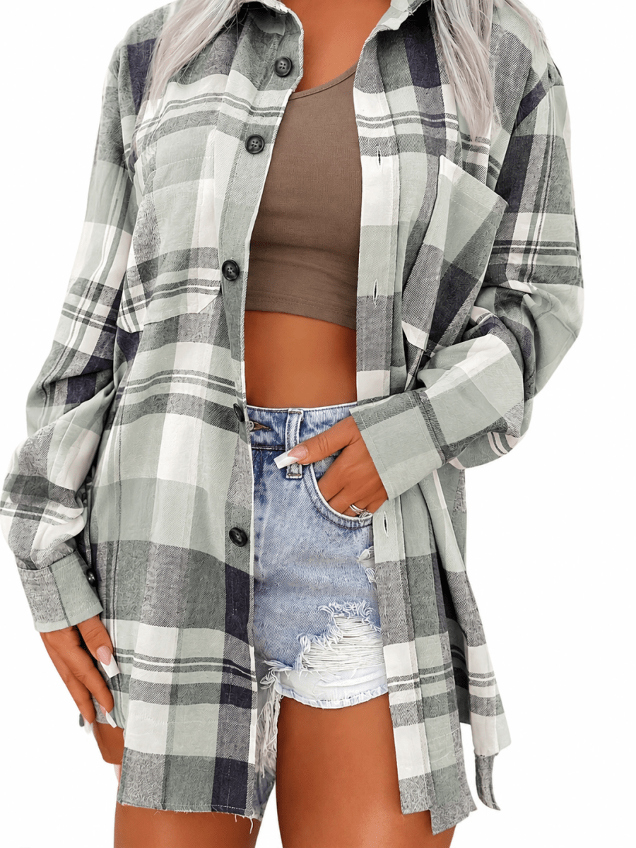 Matilde™ | Camisa de Verão em Xadrez - Camisa | Benedita Lisboa