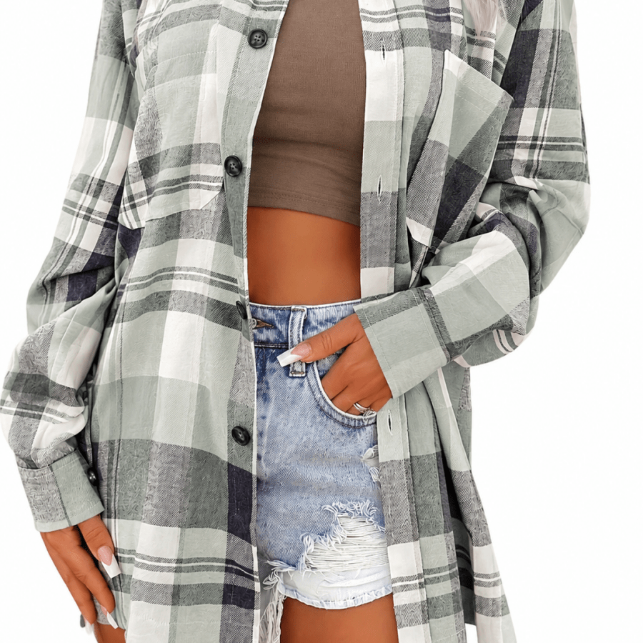 Matilde™ | Camisa de Verão em Xadrez - Camisa | Benedita Lisboa