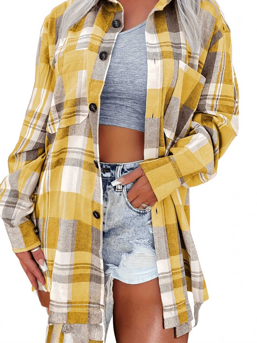 Matilde™ | Camisa de Verão em Xadrez - Camisa | Benedita Lisboa